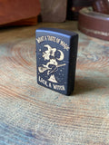 Lick a Witch Pinup | Halloween Exclusive | 4 Side | Matte Black Zippo