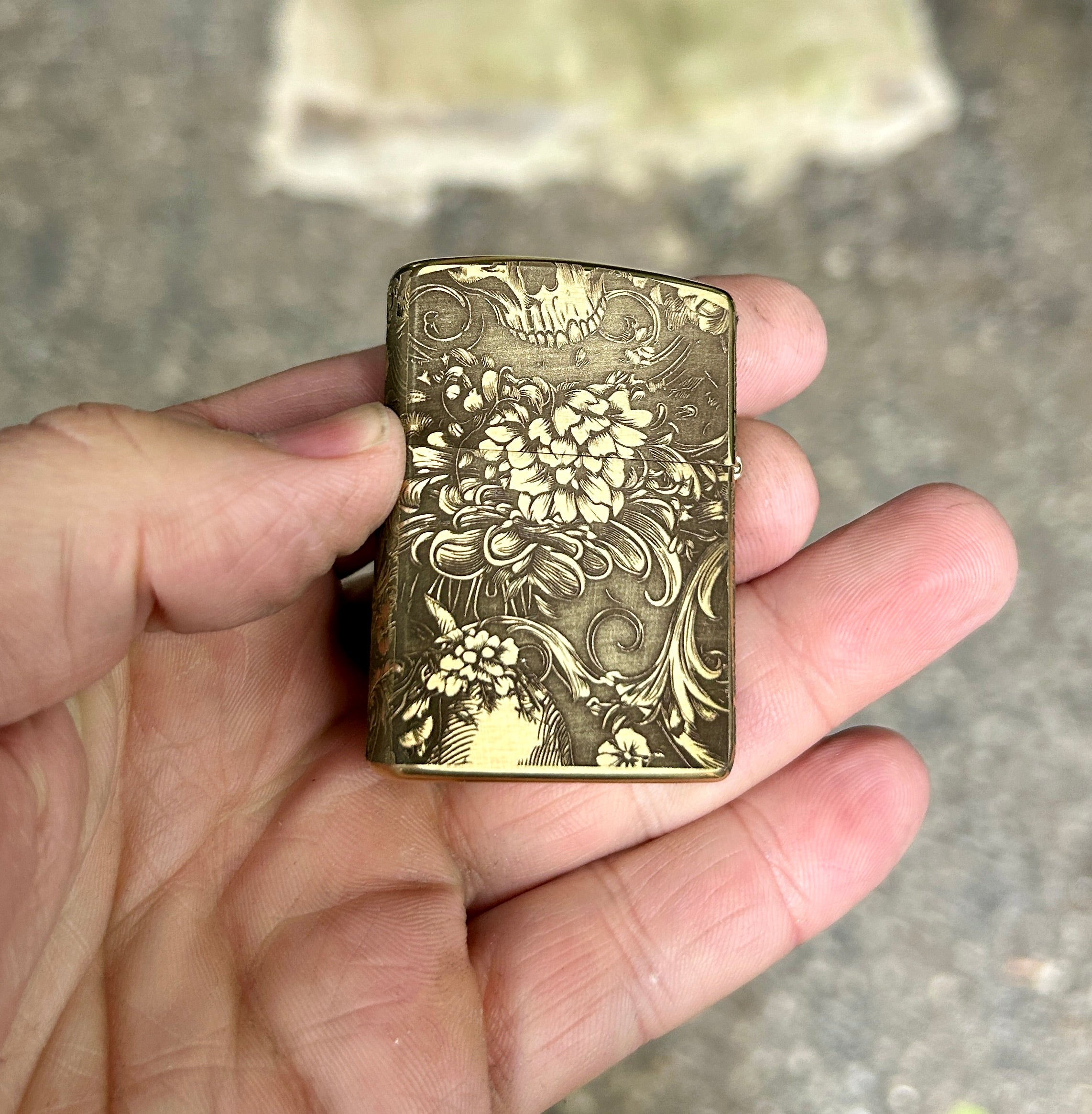 Engraved Brass Zippo Lighter | John Wick Blood Oath | Made in the USA | Solid Brass Armor Case