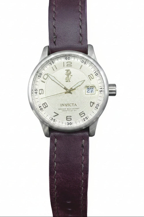 "Romulus" | Premium Watch Strap | Italian Badalassi Carlo | Plum
