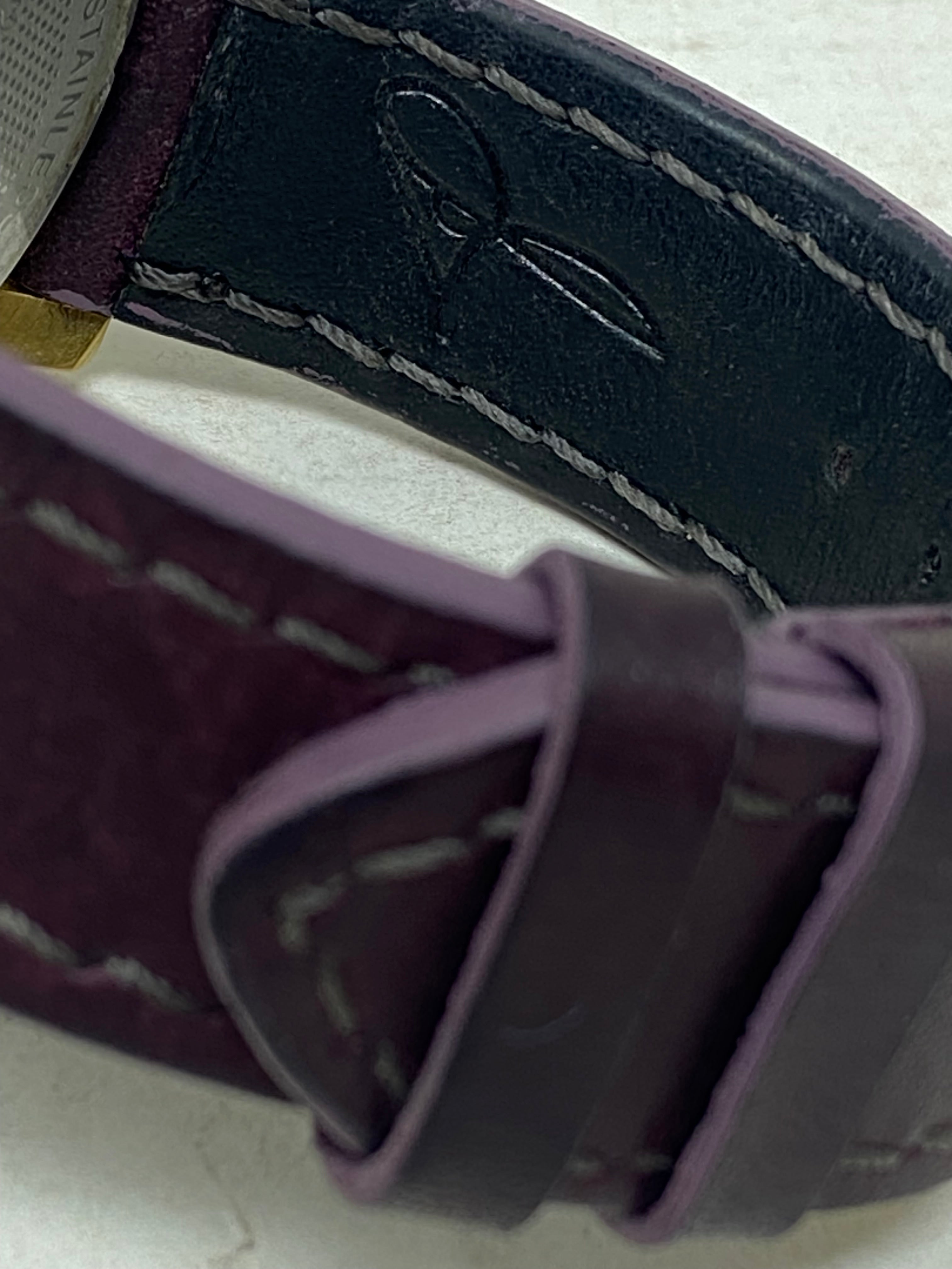 Romulus | Premium Watch Strap | Italian Badalassi Carlo | Plum