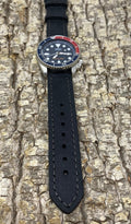 Remus | Premium Watch Strap | Italian Badalassi Carlo | Black