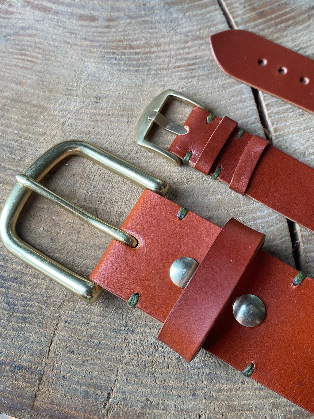 Defcon Field Issue Watch Strap| Herman Oak English Bridal | Chestnut