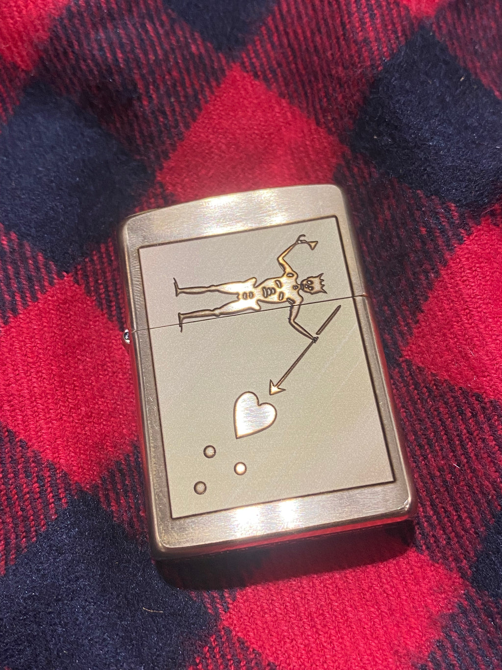 Blackbeards Flag Zippo Lighter | Solid Brass Zippo | Made In USA