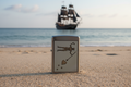 Blackbeards Flag Zippo Lighter | Solid Brass Zippo | Made In USA