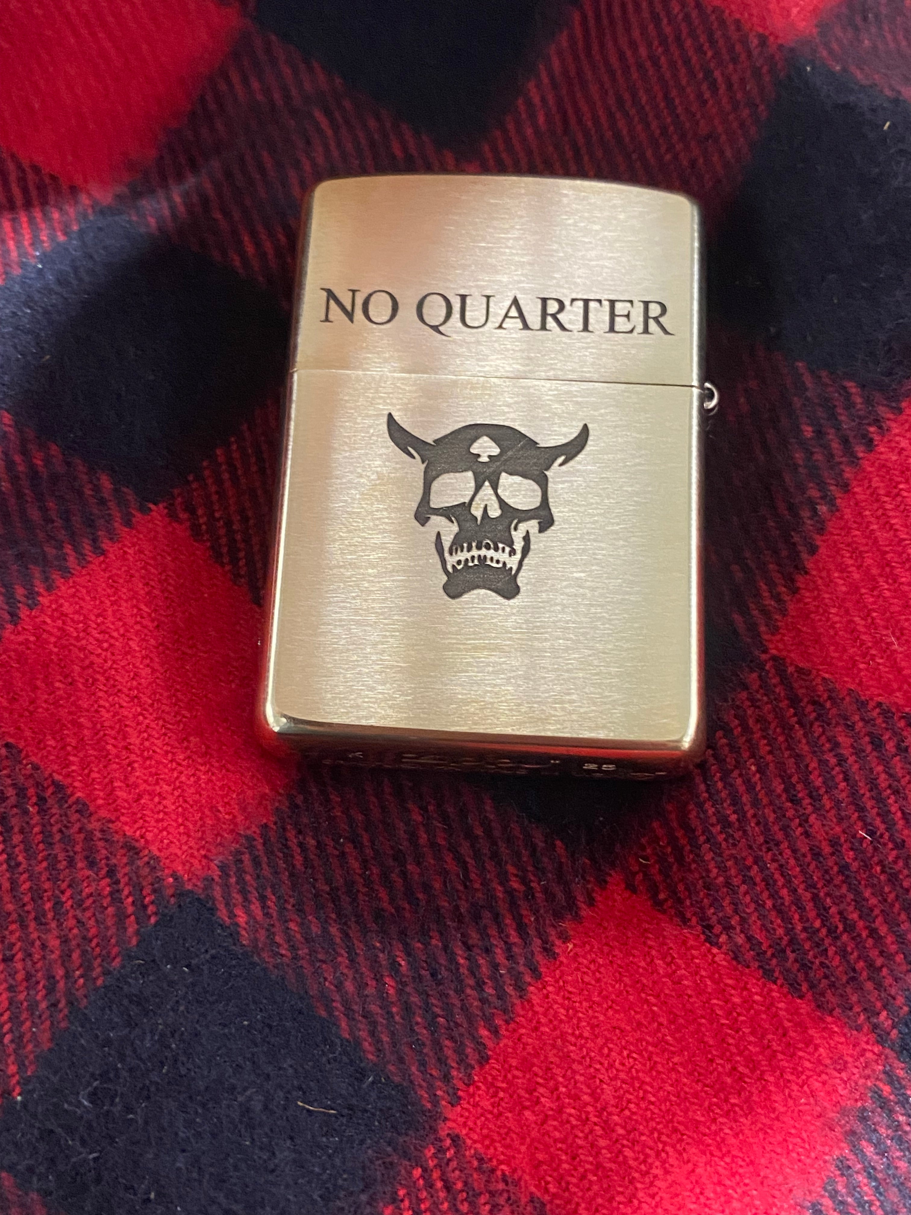 Blackbeards Flag Zippo Lighter | Solid Brass Zippo | Made In USA