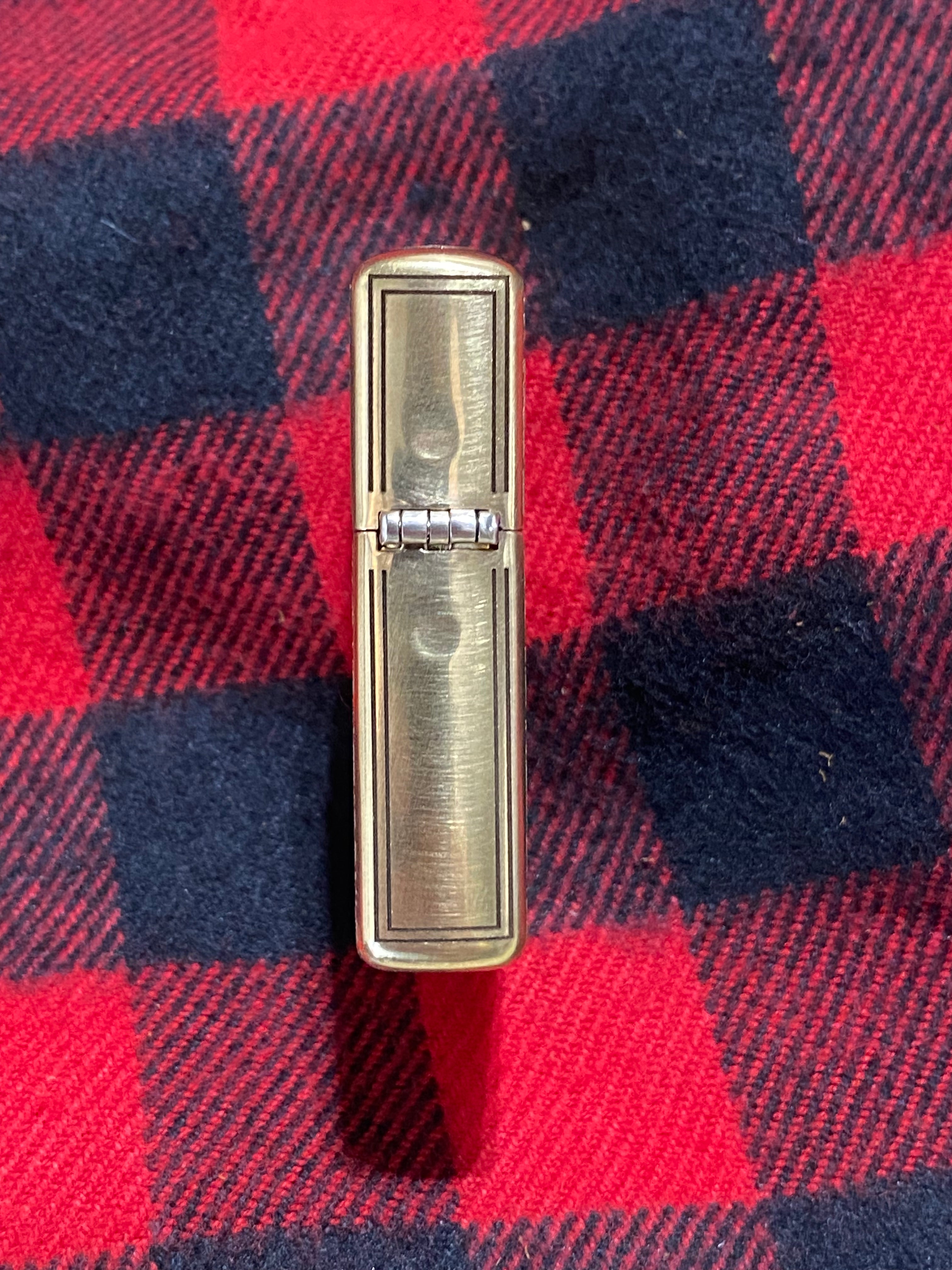 Constantine | 4 Side Engraved | Brass Armor Zippo