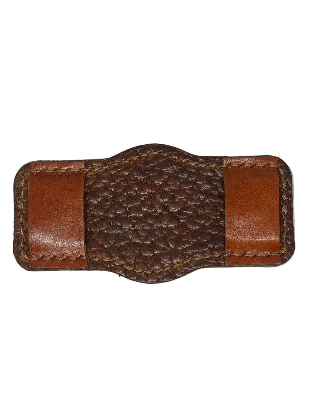 Defcon Aviator Bund Strap | American Shrunken Bison & English Bridal |