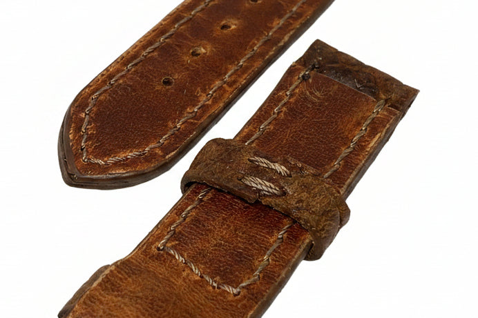 Defcon Cavalry Watch Strap | American Shrunken Bison | Bourbon