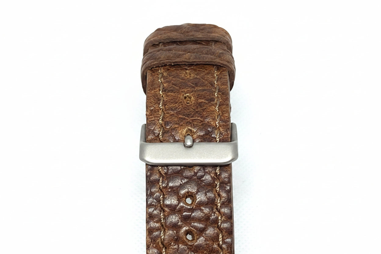 Defcon Trench Issue Watch Strap | Horween Chromexcel| Black
