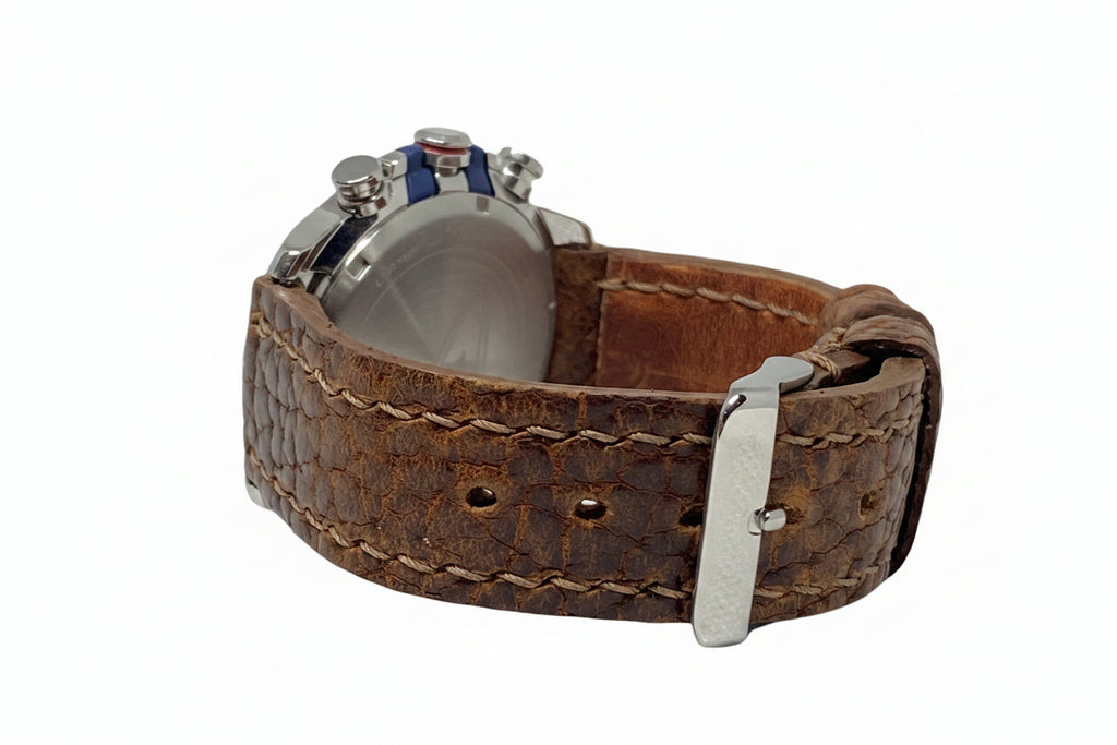 Defcon Cavalry Watch Strap | American Shrunken Bison | Bourbon