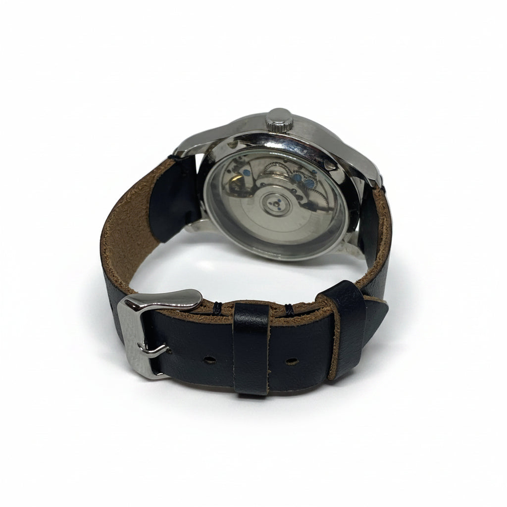 Defcon Field Issue Watch Strap | Horween Chromexcel | Black