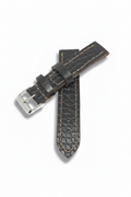"Marion" Strap | American Alligator | Matte Brown