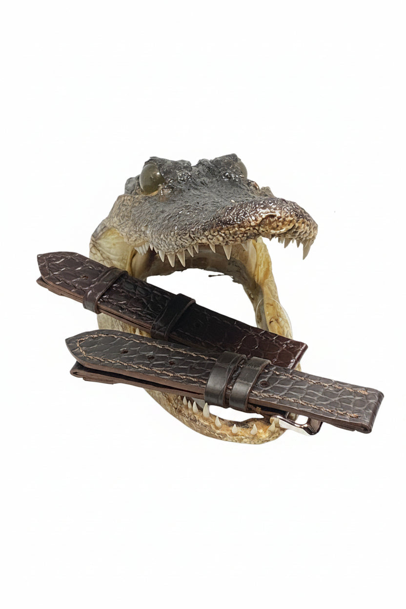 Sumter Watch Strap | American Alligator | Black