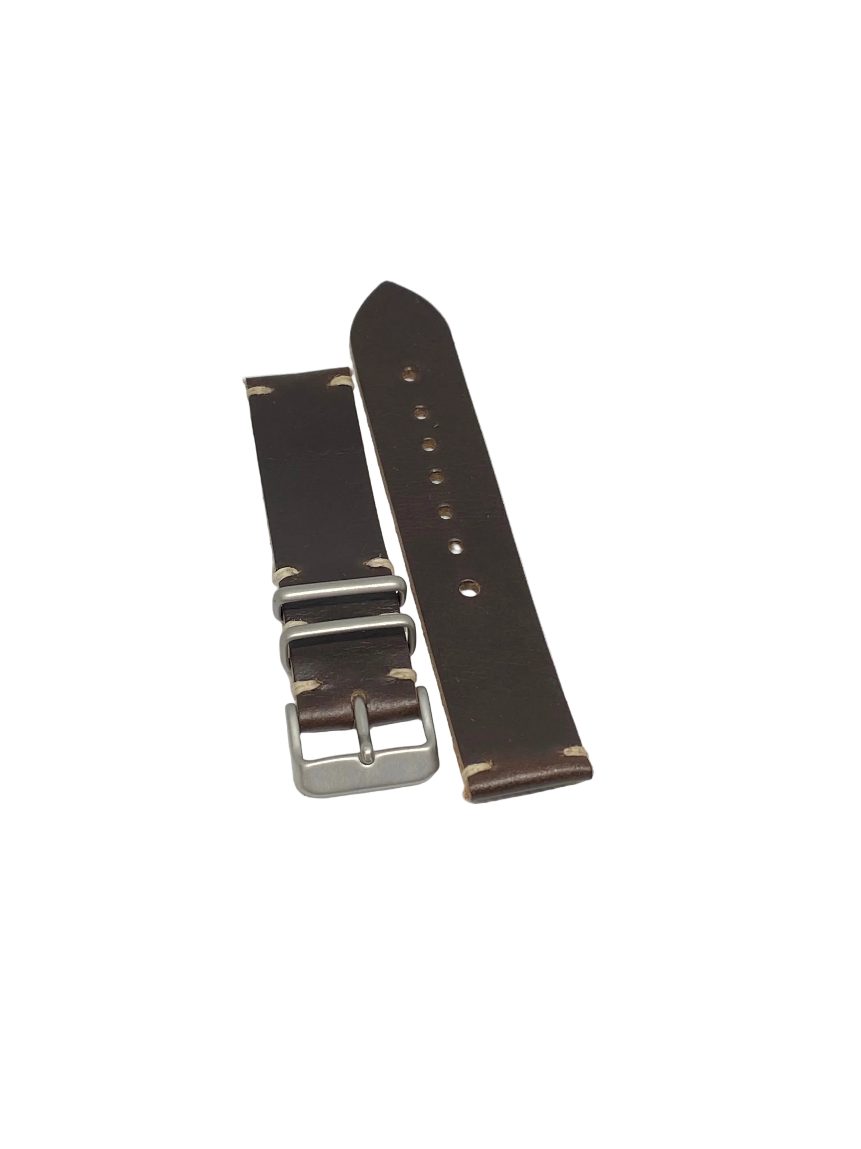 Defcon Trench Issue Watch Strap | Horween Chromexcel| Brown