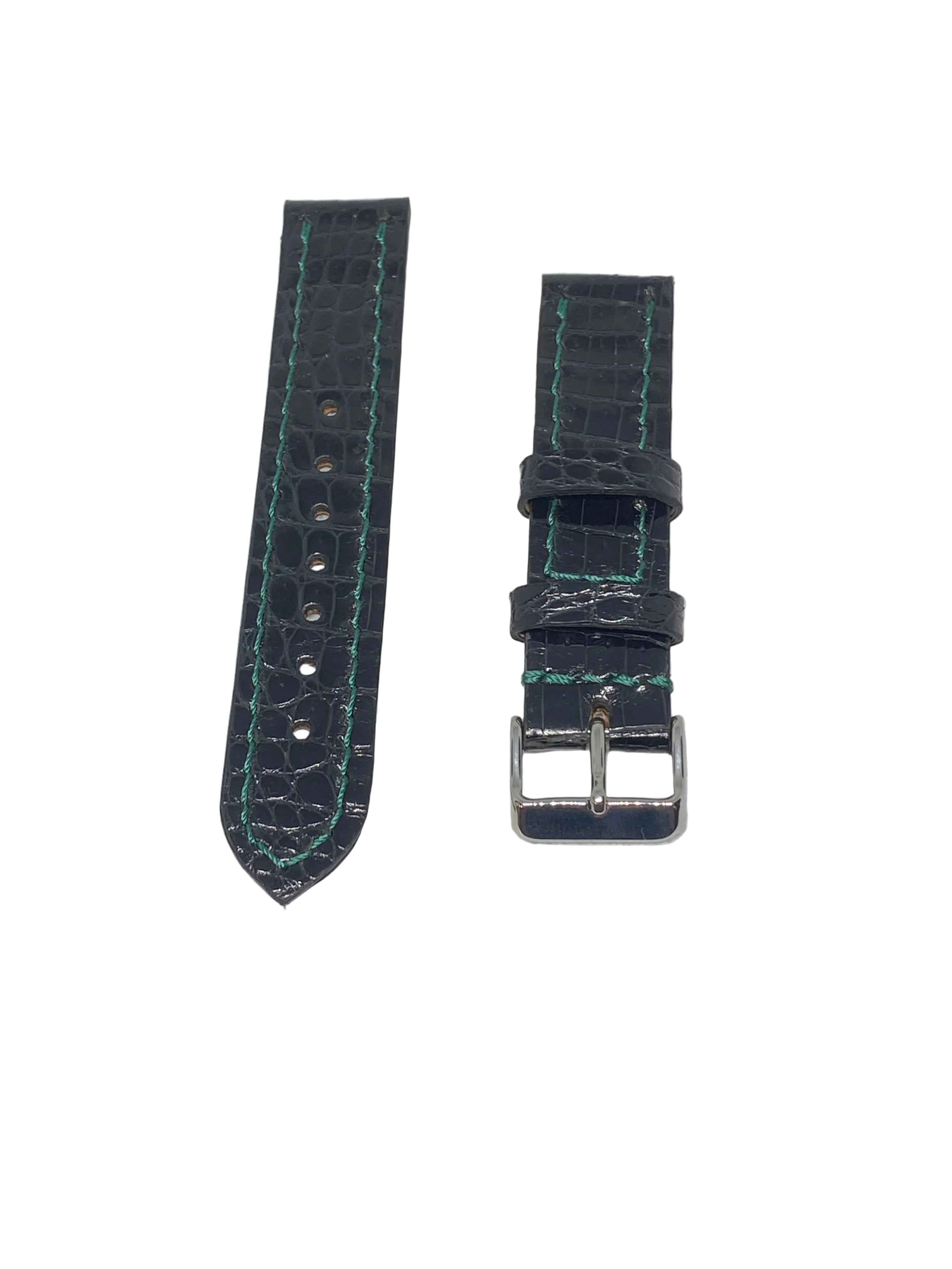 Sumter Watch Strap | American Alligator | Black