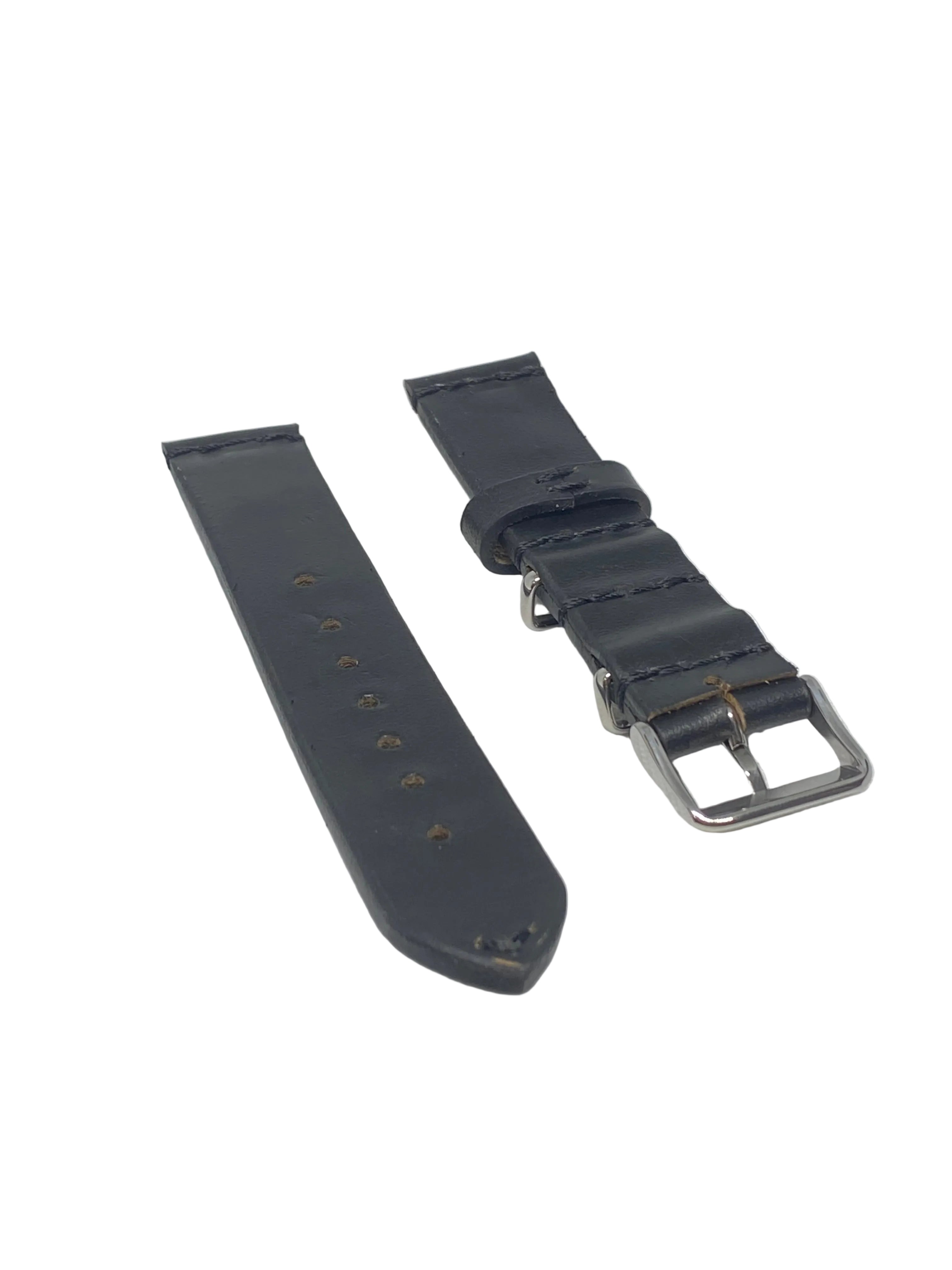 Defcon Artillery Watch Strap | Horween Chromexcel | Black