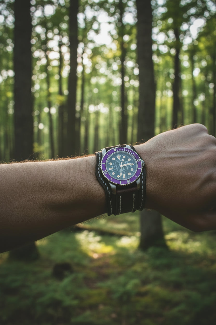 Defcon Aviator Bund Strap | Horween Chromexcel | Brown
