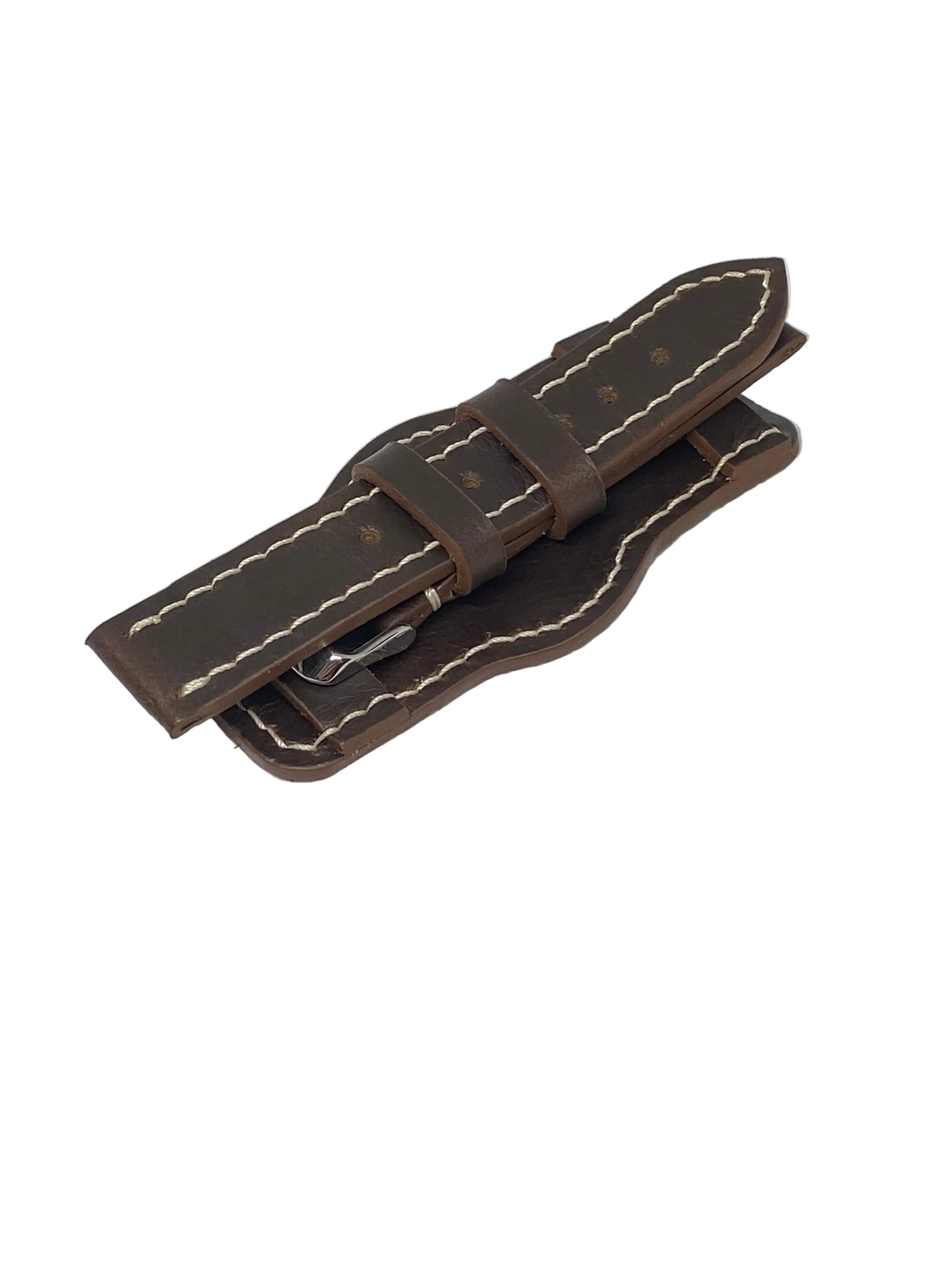 Defcon Aviator Bund Strap | Horween Chromexcel | Brown