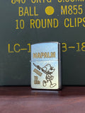 Napalm Sticks to Kids Zippo Lighter Vietnam War Replica | Stainless Chrome | USA