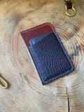 Jackdaw | Handmade Card Case | Vertical | Horween Dublin & American Alligator
