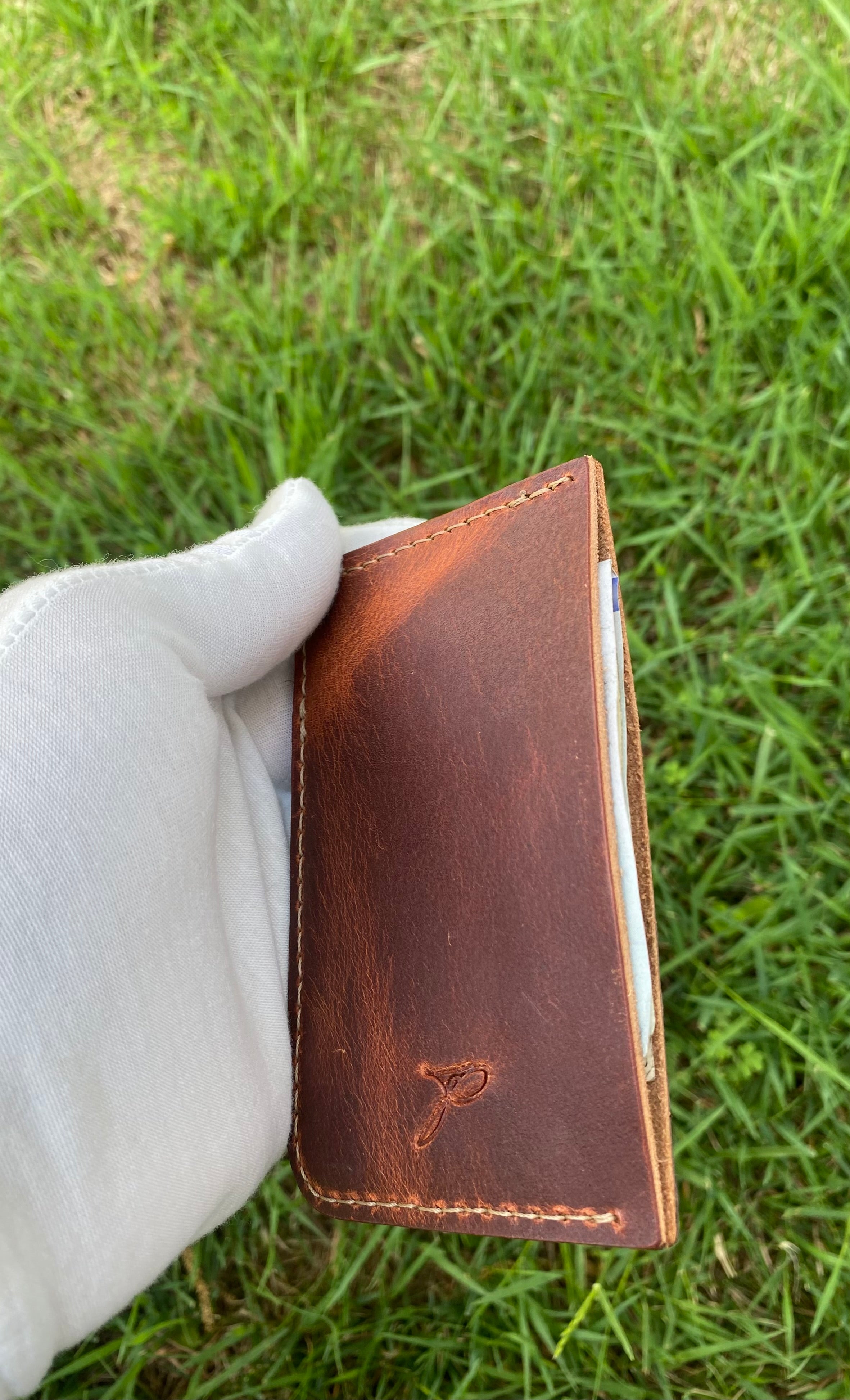 Jackdaw | Handmade Card Case | Vertical | Horween Dublin & American Alligator