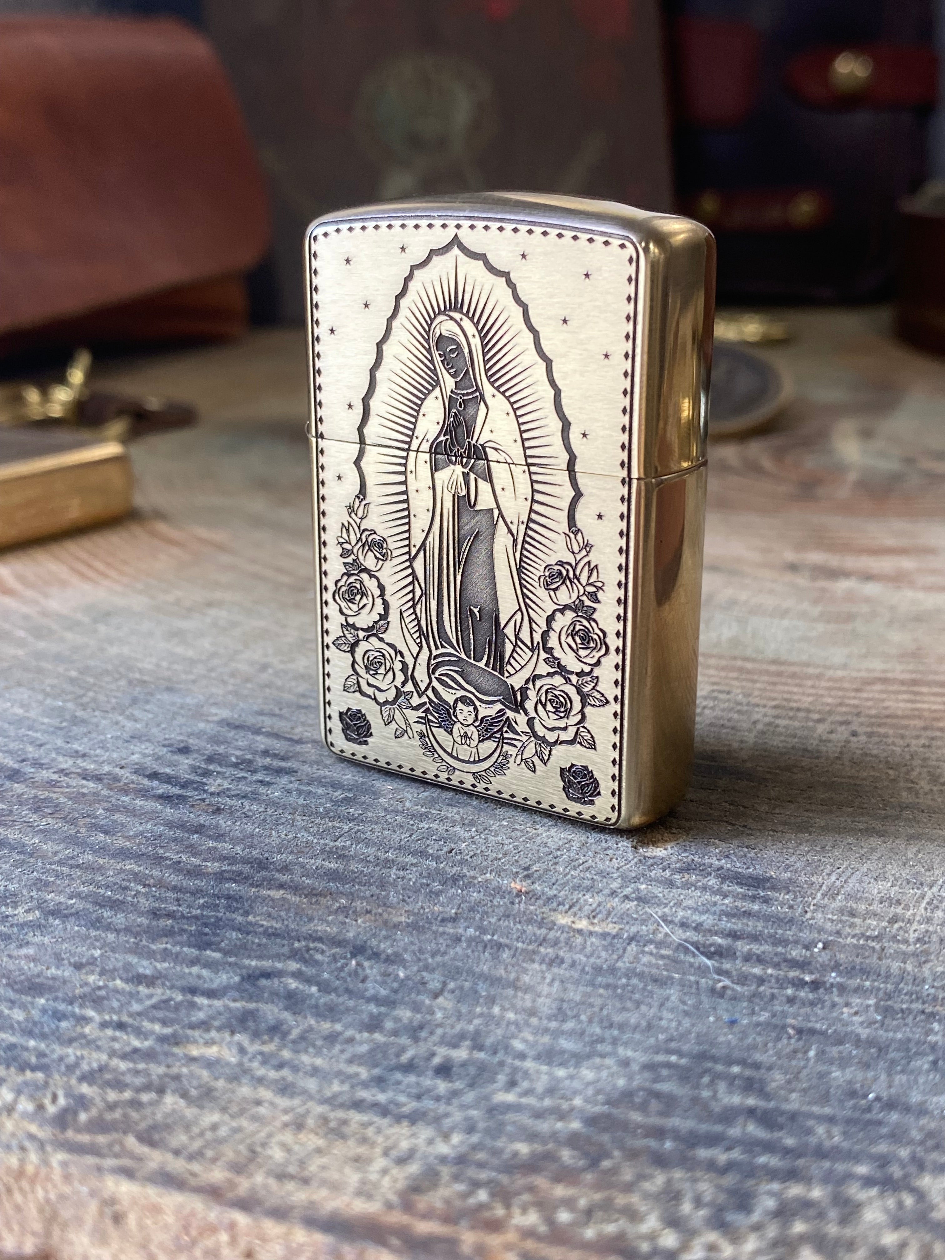 Our Lady of Guadalupe | Brass Armor Zippo