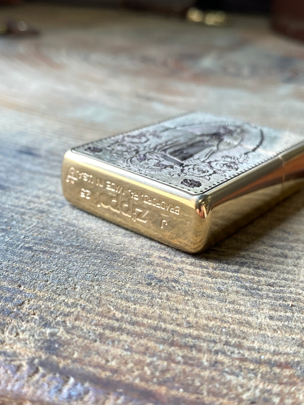 Our Lady of Guadalupe | Brass Armor Zippo