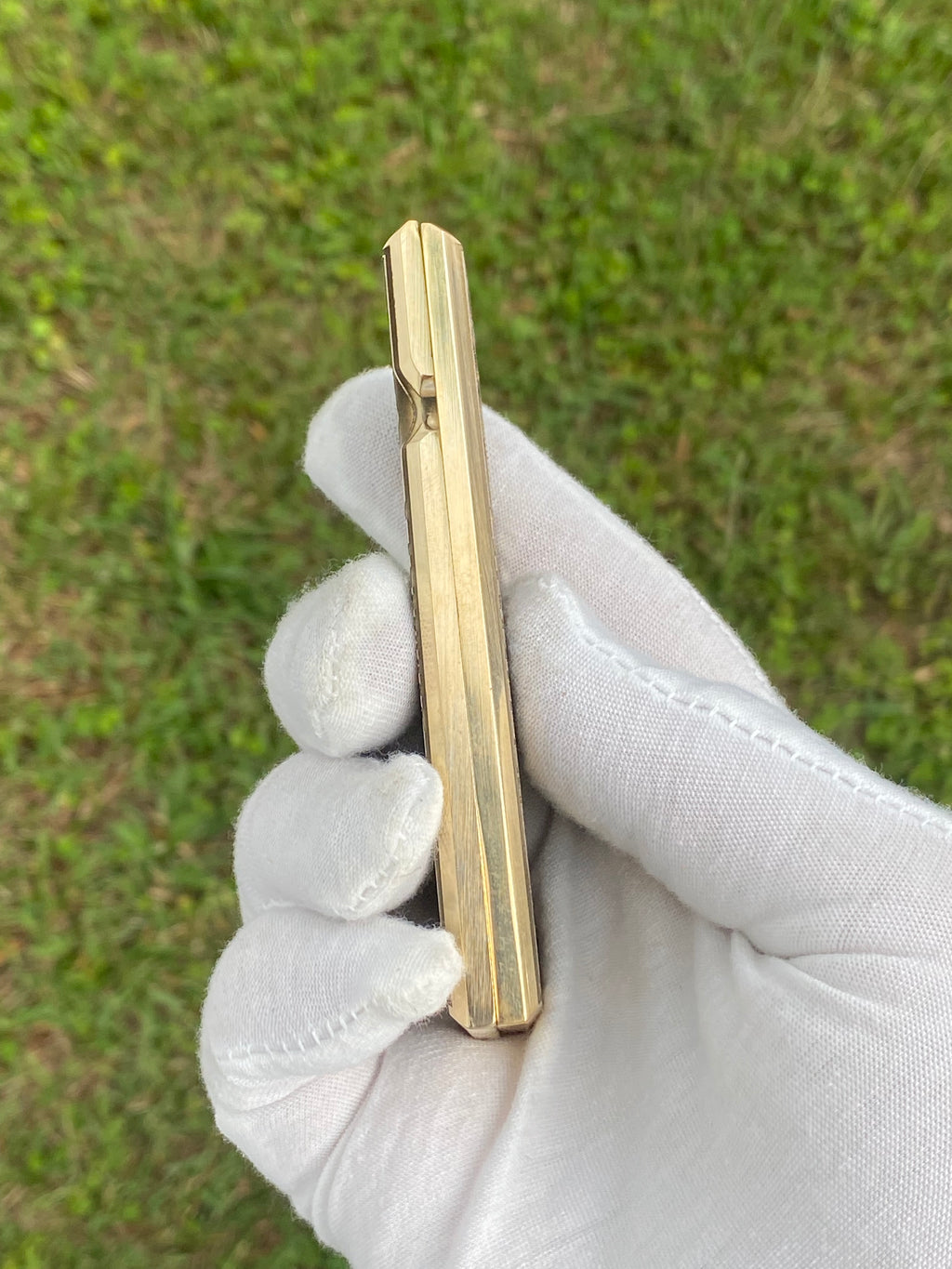Santa Muerte | 1911 Full Size Grips | Brass | Made in USA
