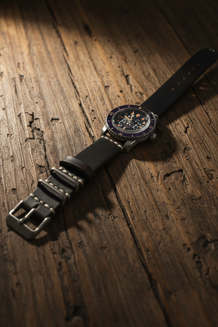Defcon Artillery Watch Strap | Horween Chromexcel | Brown