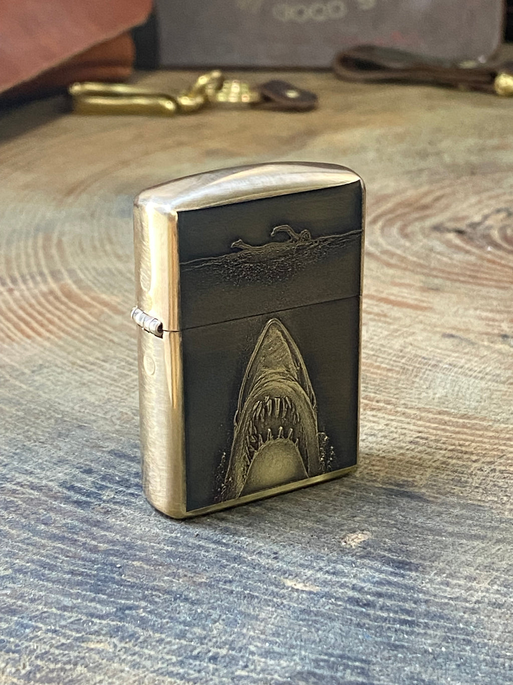 Jaws 3D | Brass Armor Zippo