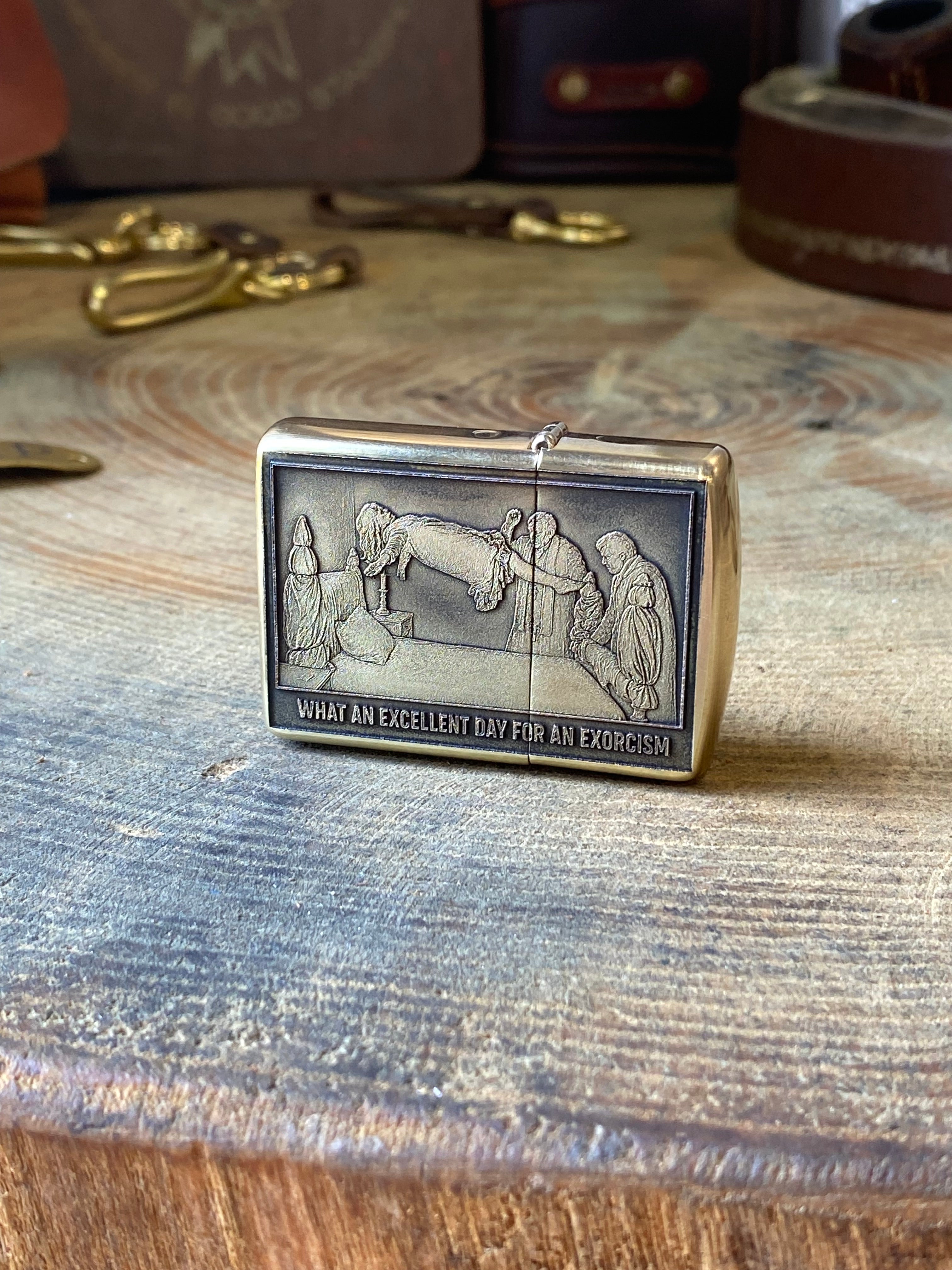 The Exorcist 3D | Brass Armor Zippo