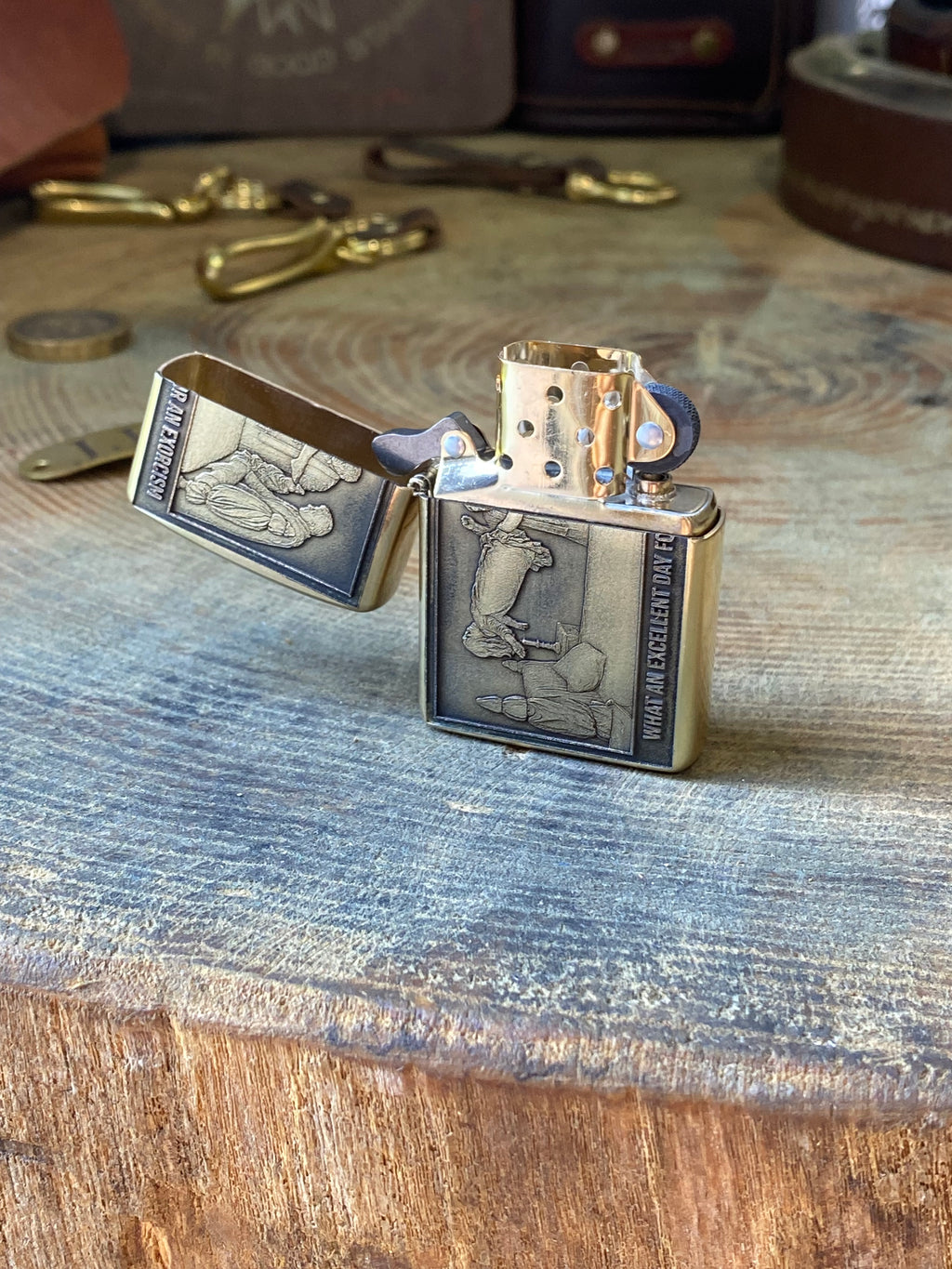 The Exorcist 3D | Brass Armor Zippo
