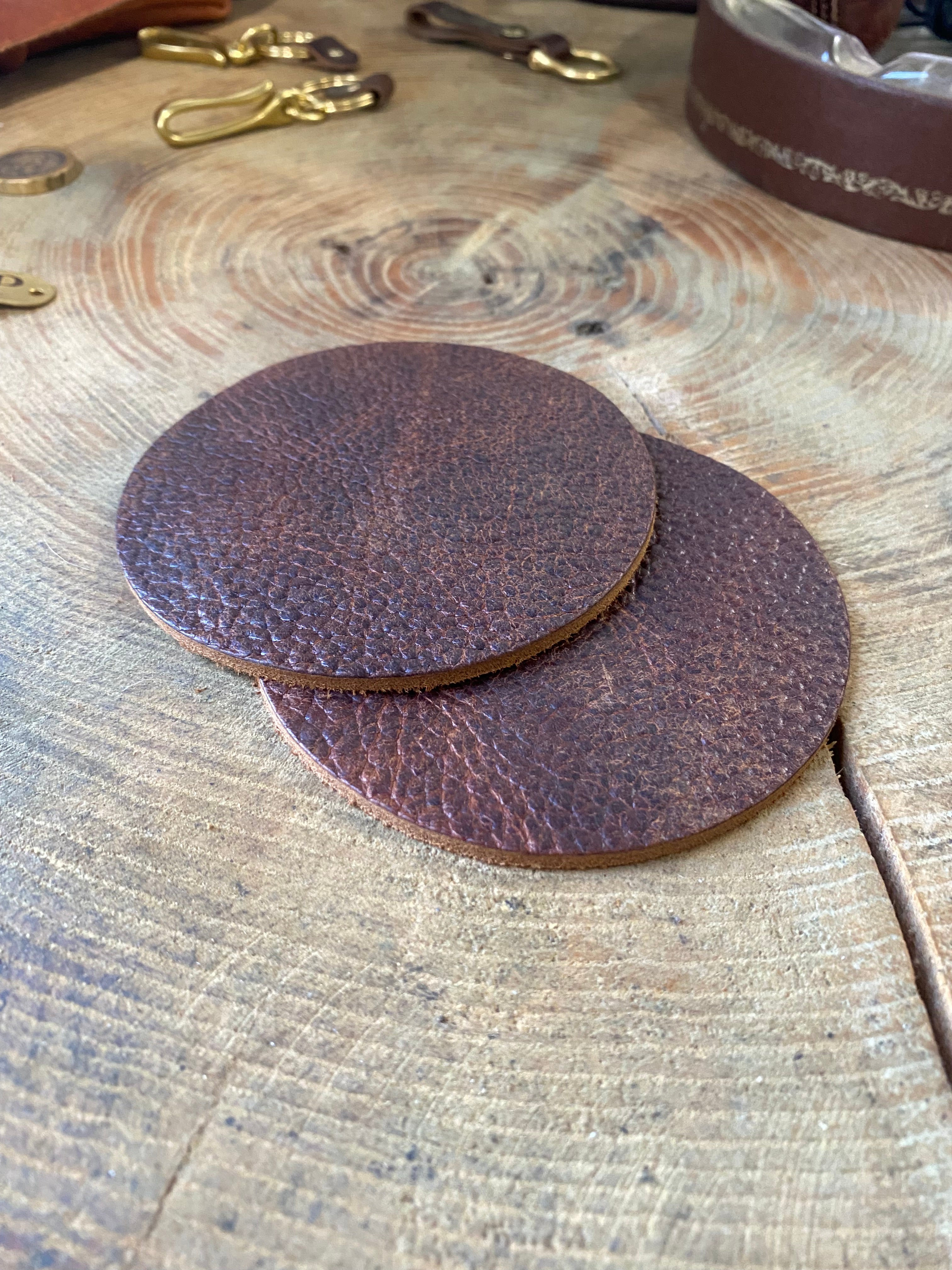 Drink Coasters | American Shrunken Bison | Bourbon