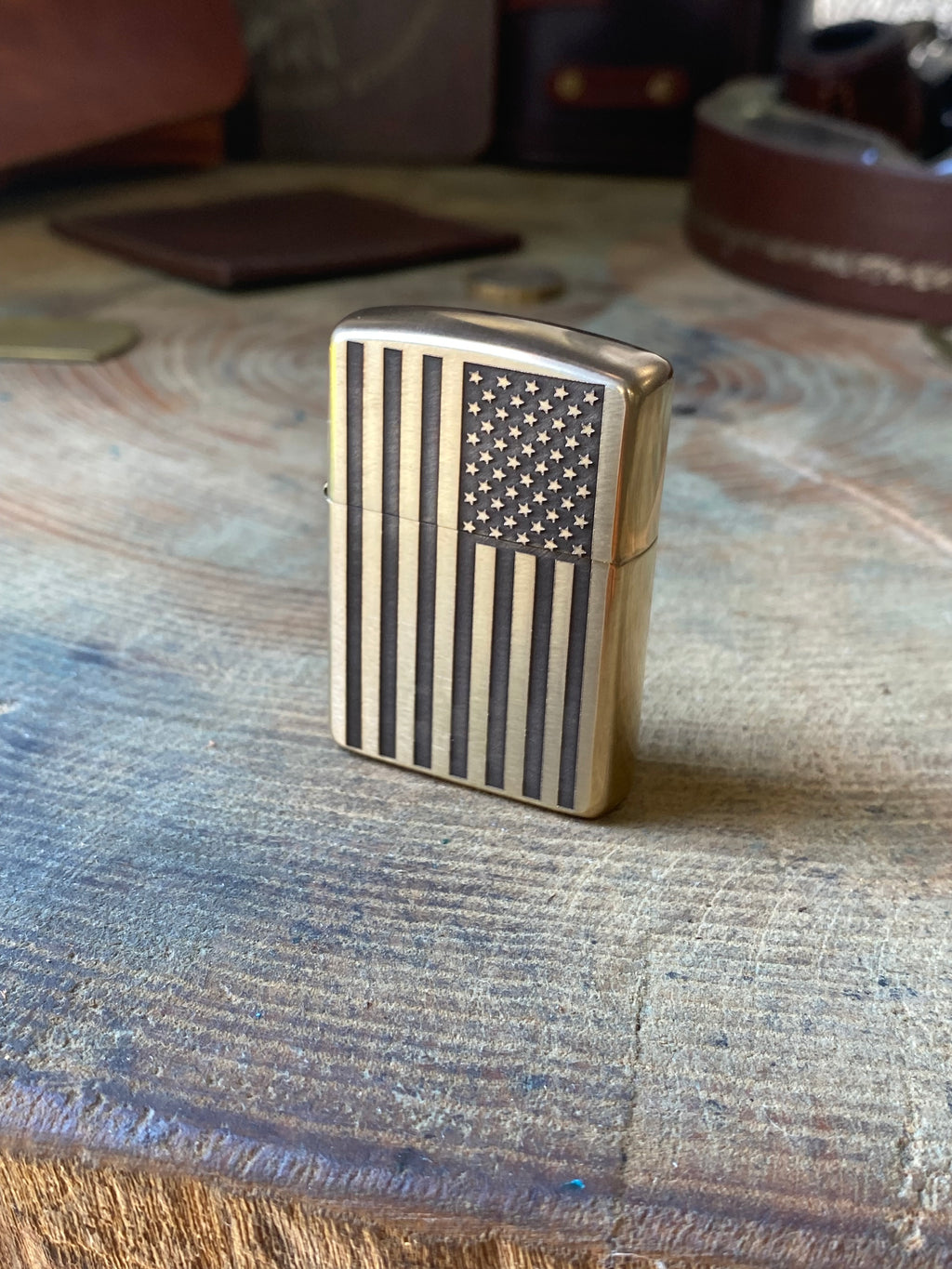 American Flag | Brass Armor Zippo