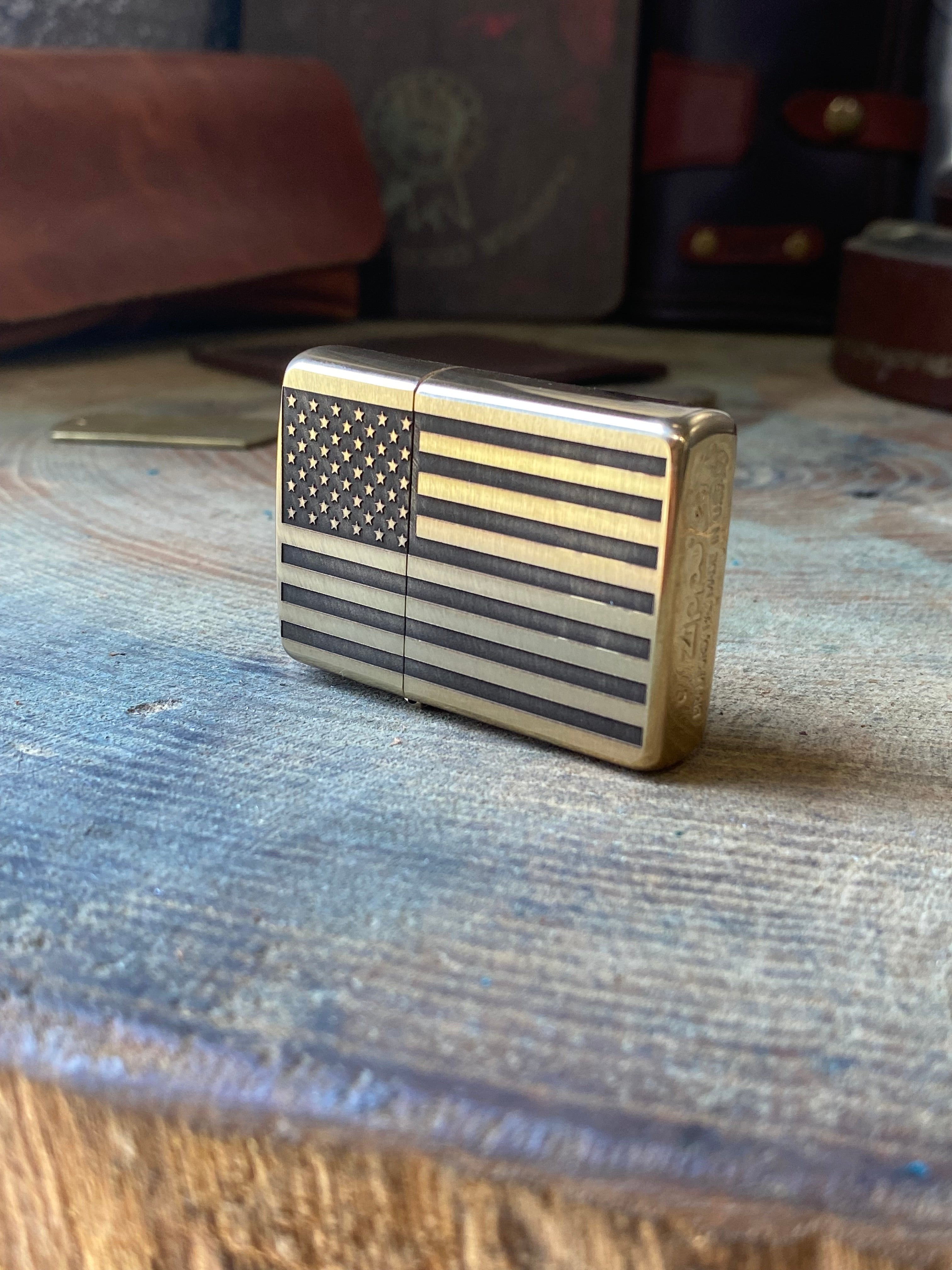 American Flag | Brass Armor Zippo