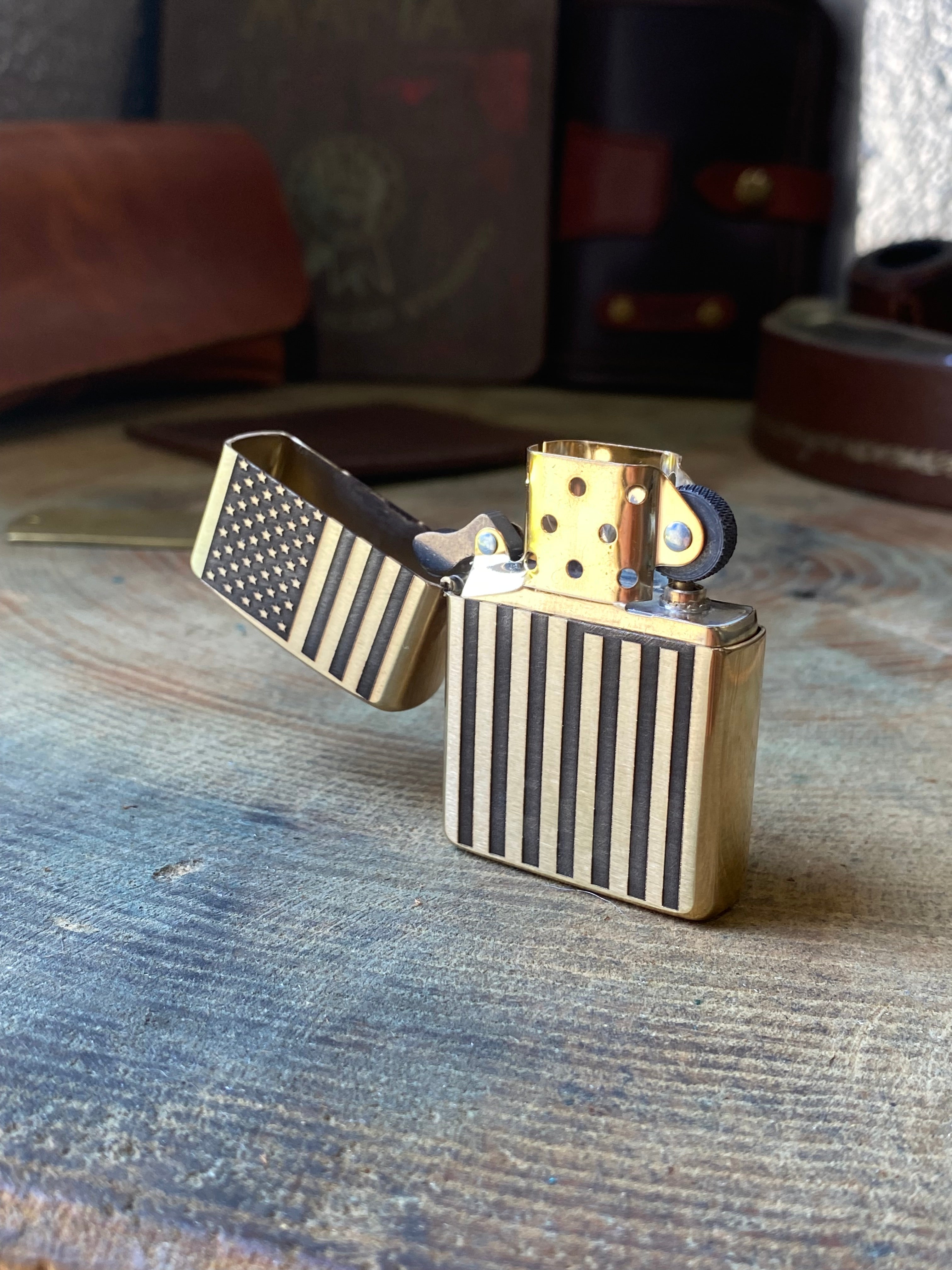 American Flag | Brass Armor Zippo