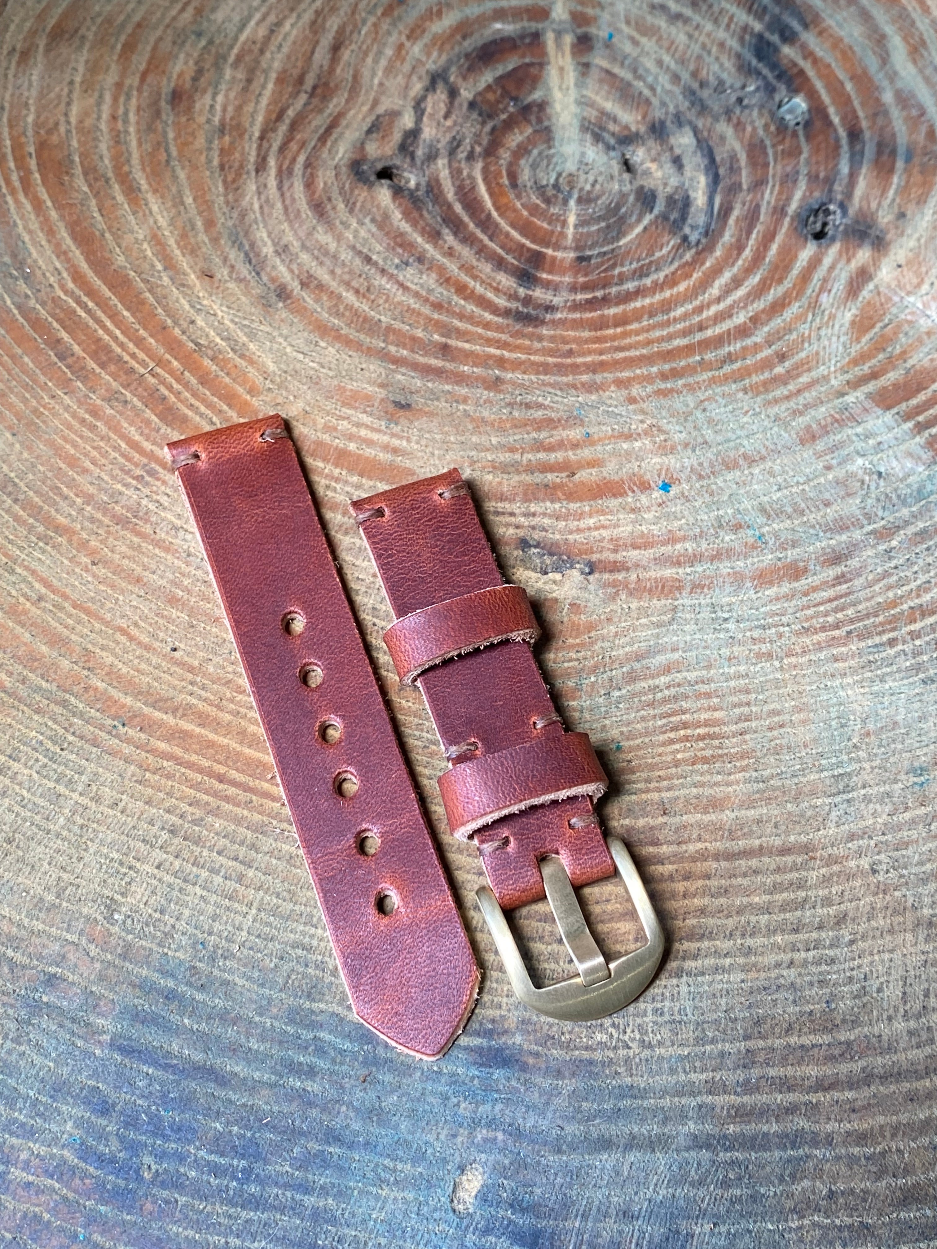 Defcon Field Issue Watch Strap | Horween Dublin | English Tan