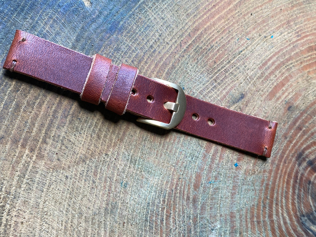 Defcon Field Issue Watch Strap | Horween Dublin | English Tan