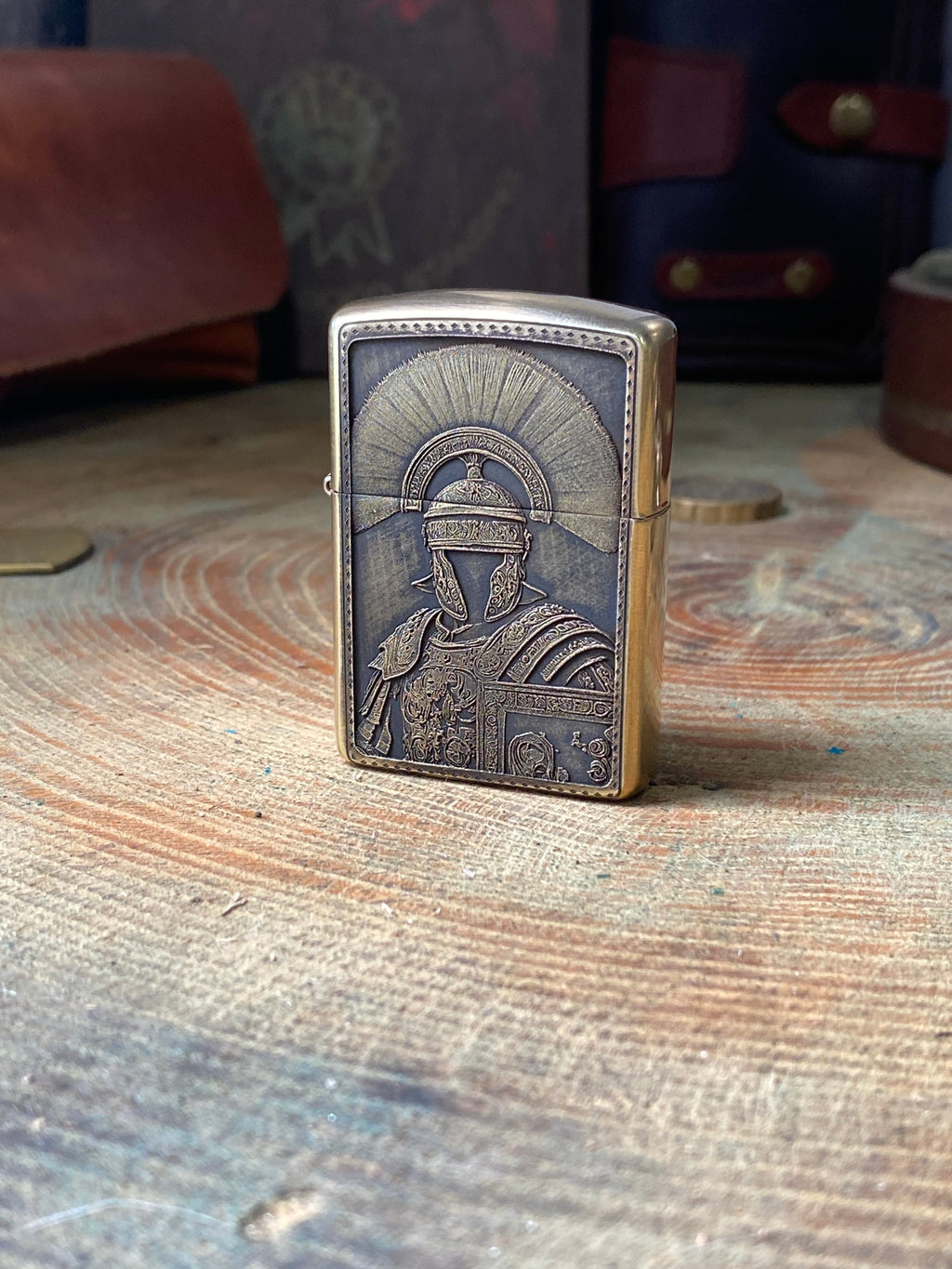 Roman Legionary 3D | Brass Armor Zippo