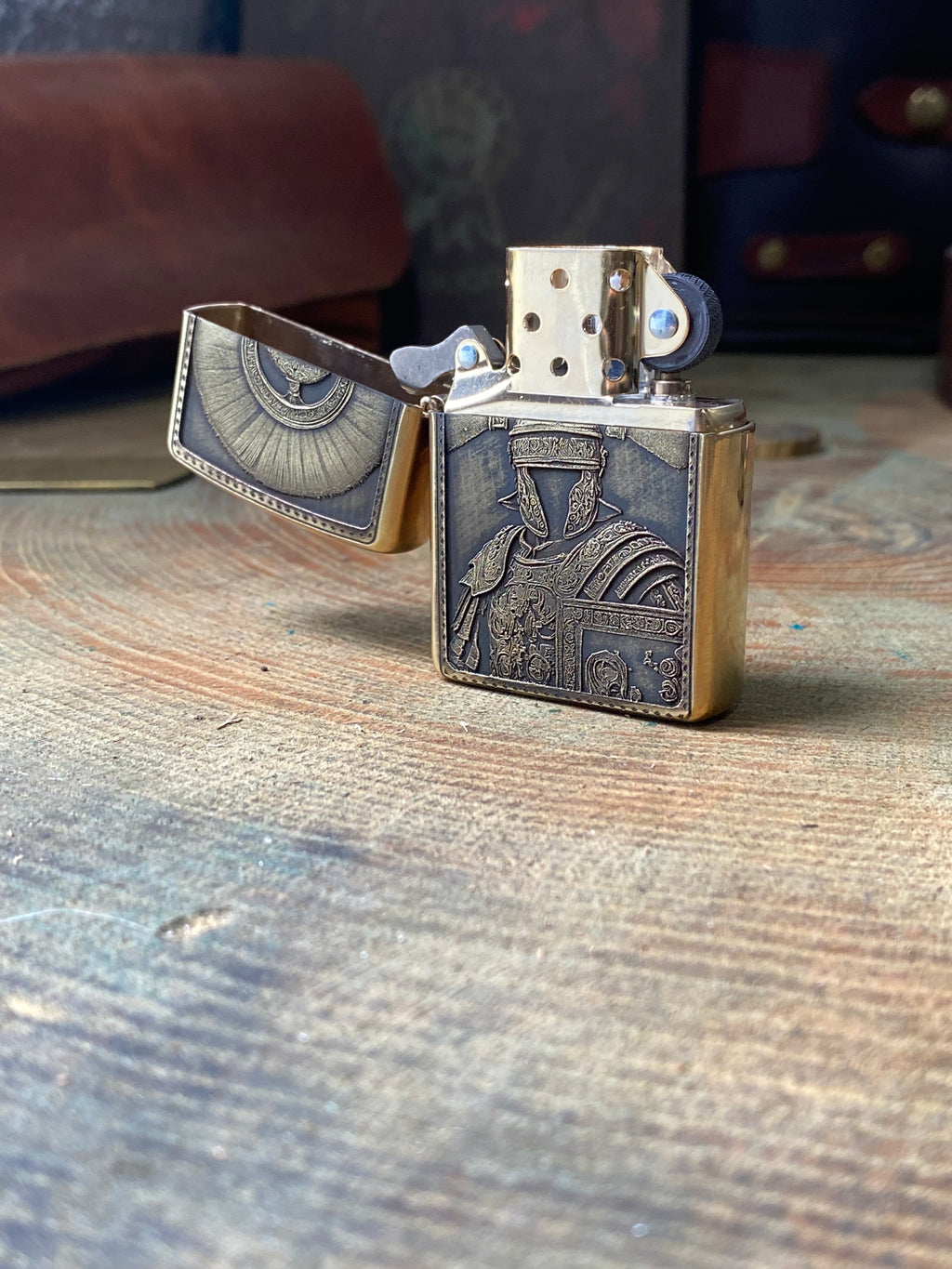 Roman Legionary 3D | Brass Armor Zippo