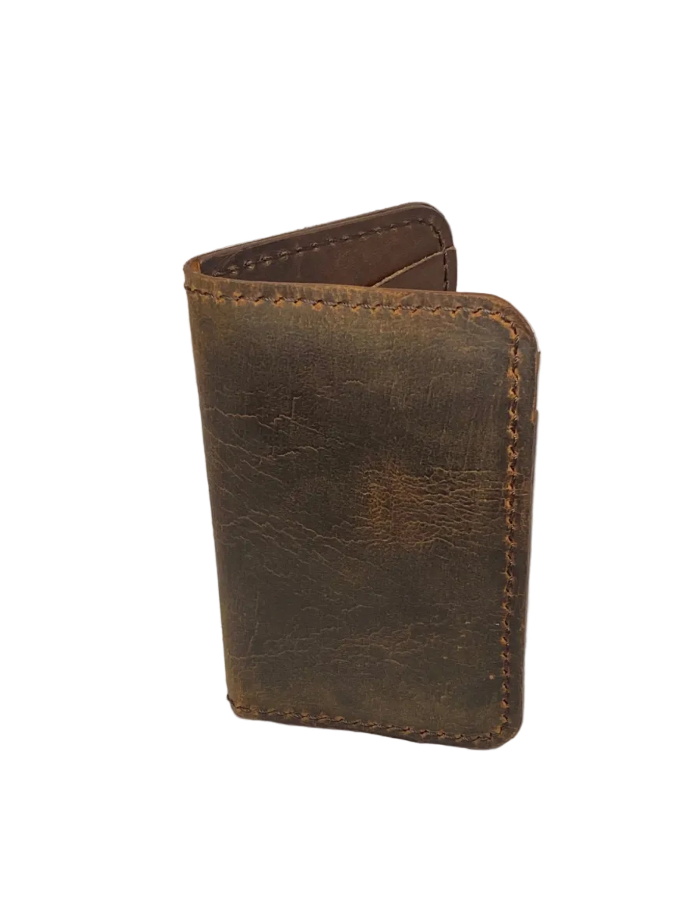 Defcon Vertical Wallet | Teton Stag | Cognac