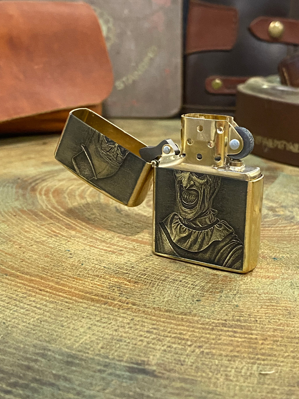 Terrifier 3D | Brass Armor Zippo