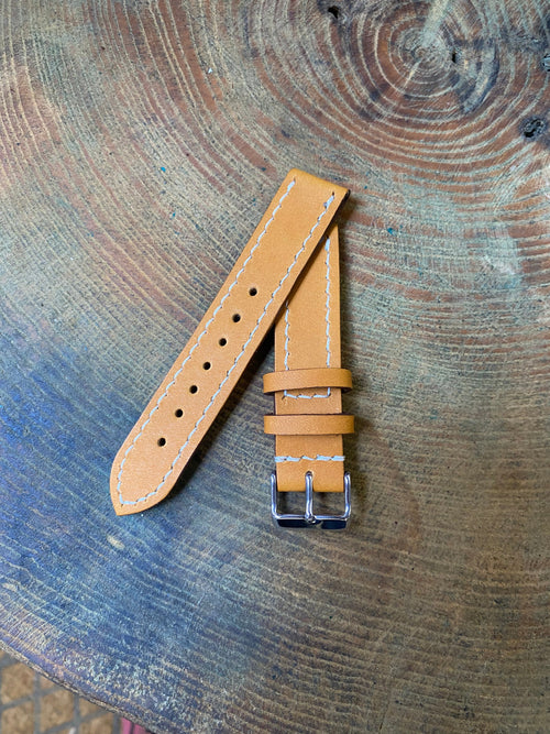 "Jackson" | Premium Watch Strap | Horween Baseball Glove Leather