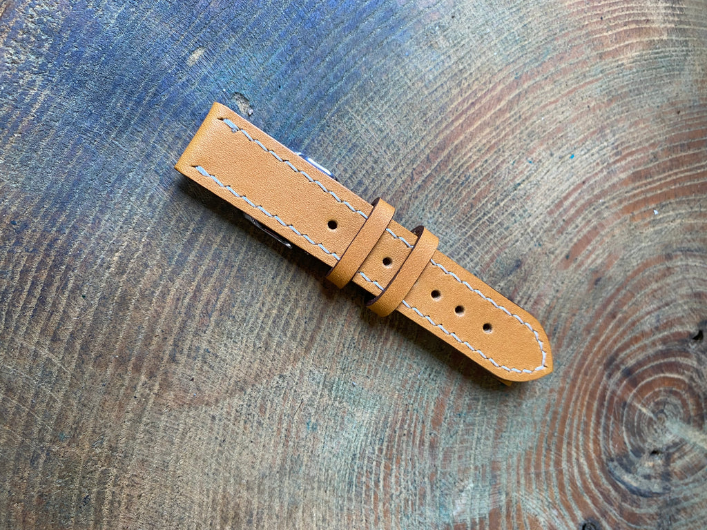"Jackson" | Premium Watch Strap | Horween Baseball Glove Leather