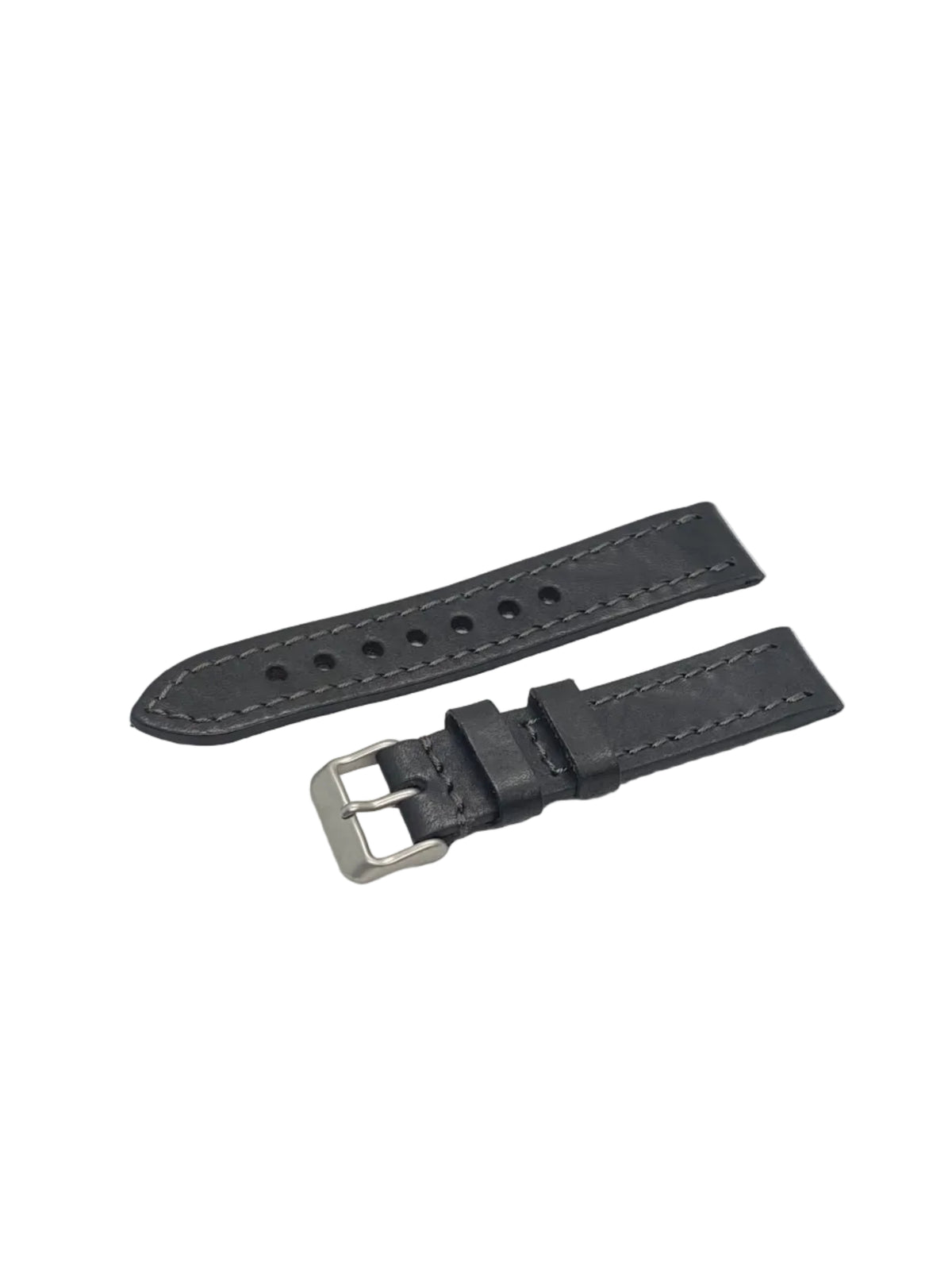 "Remus" | Premium Watch Strap | Italian Badalassi Carlo | Black