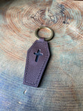 Coffin Keychain | Pebble Grain