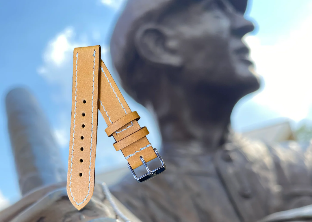 "Jackson" Strap | Horween Baseball Glove Leather