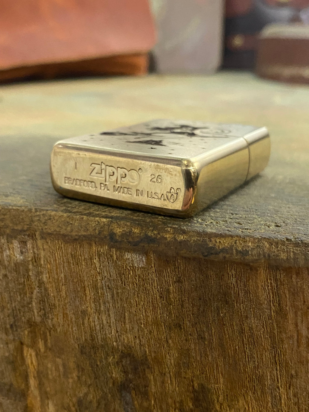 Witch Pinup | Brass Armor Zippo