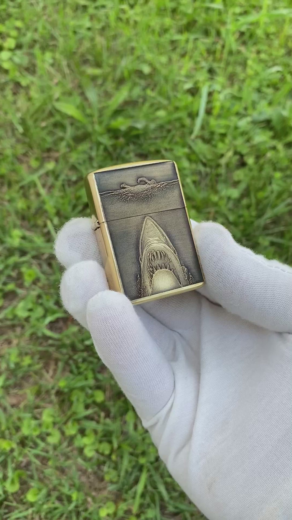 Jaws 3D | Brass Armor Zippo