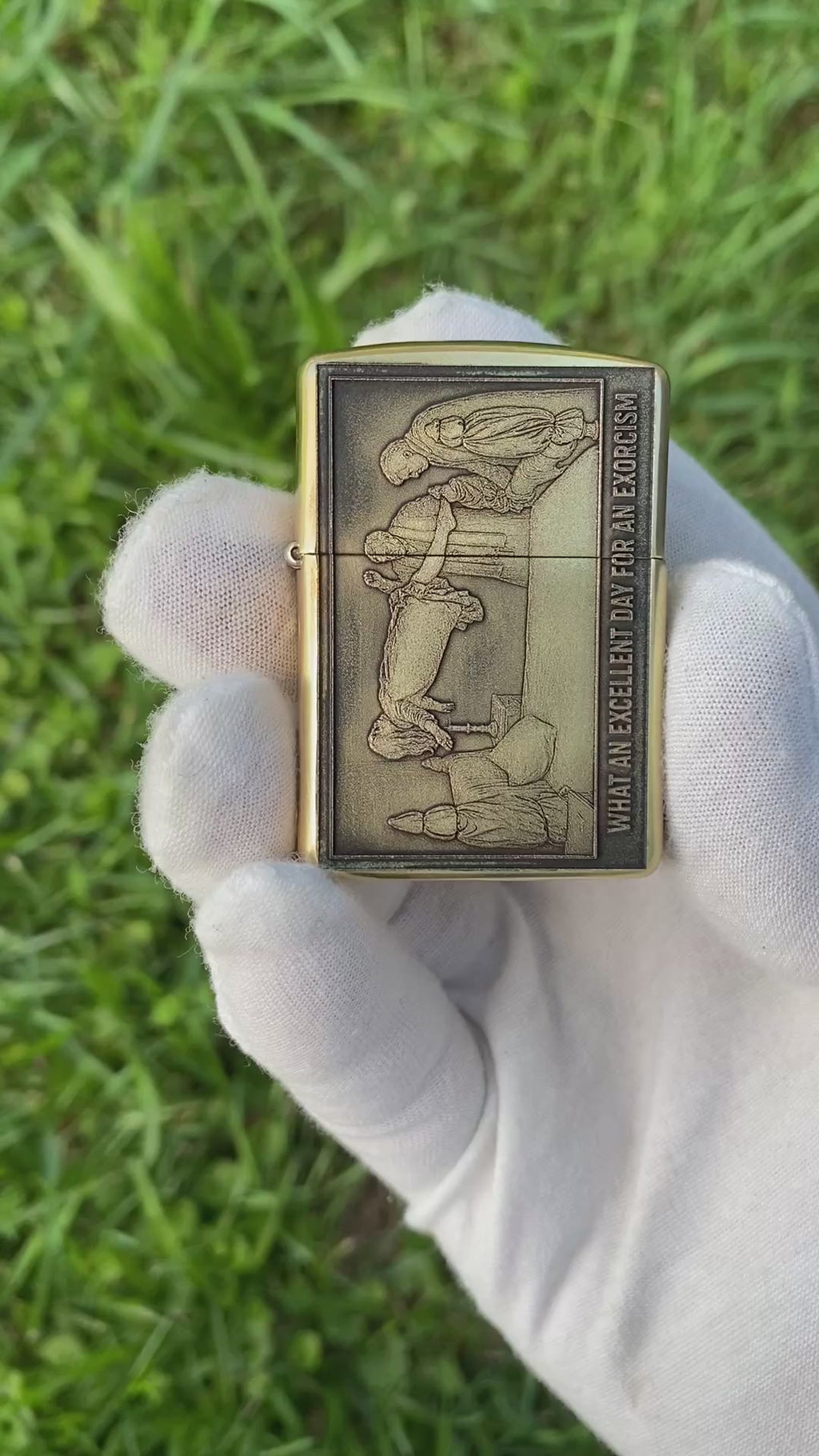 The Exorcist 3D | Brass Armor Zippo